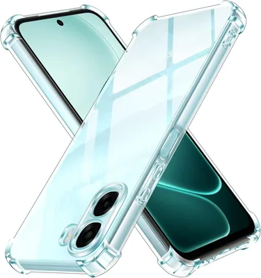 Étui Clair Ultra-mince et Résistant pour Oppo A6x/A6k 4G/5G, Silicone Protégé avec Coins Renforcés
