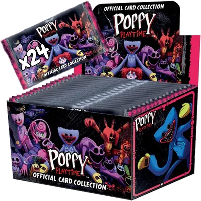 POPY PLAYTIME 24 Official Diramix Bags - 5 Trading Cards Each