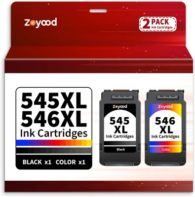 Cartouche d'encre Zoyood PG-545XL CL-546XL - Canon 575XL 576XL - 5% de réduction