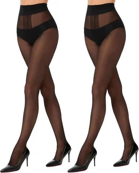 HeyUU 40D T-Crotch Sheer Pantyhose