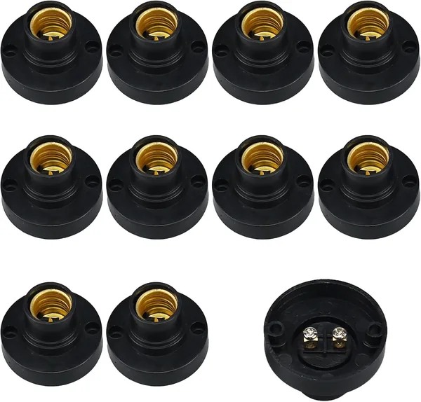 10 Pieces Lamp Socket Adapter Converter E14 Sockets LED Bulb Adapters