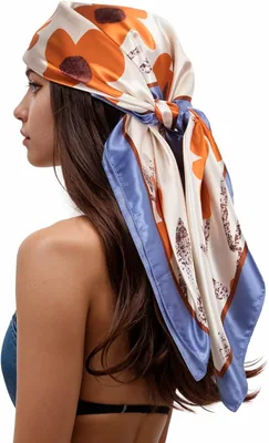 RIIQIICHY Women's Printed Scarf, Lightweight Neckerchief, Summer Accessory, Best Deal