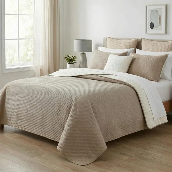 MAXIME MAISON Quilted Soft Lightweight Microfibre Bedspread