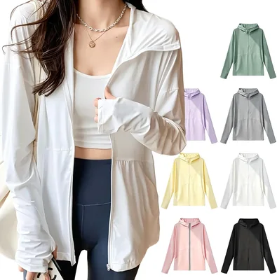 Looti 女性用 ラッシュ ハード ハイネック UV保護 99.9% UPF 50+ クールタッチ 速乾 呼吸性 高さカバー