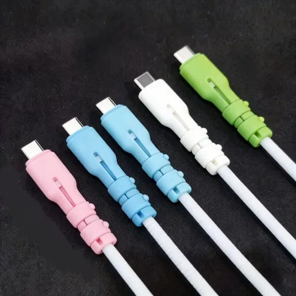 Type C Mobile Cable Protector 4 Pcs