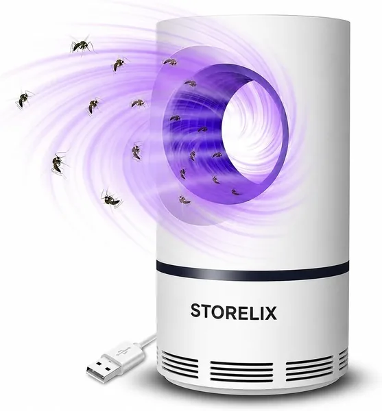 Electric Photocatalytic Mosquito Killing Lamp: LED Anti Mosquito Killer Light with USB Power for Indoor and Outdoor Use