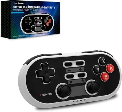 Controlador Redlemon para Switch 1, 2 y OLED Inalámbrico con Diseño Retro