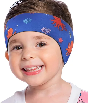 Banda para la cabeza MoKo a prueba de agua, diadema ajustable con protección antideslizante para los oídos y fijación de pelo con estampado animal adorable para mujeres y hombres
