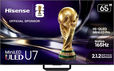 Hisense 65" U7 Mini-LED 4K UHD Smart TV - Best Deal