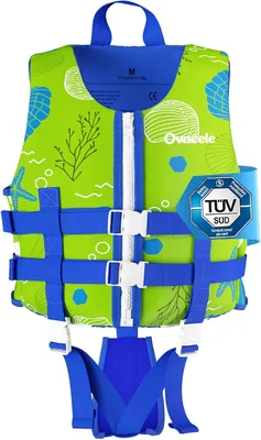 Vestido de natación infantil, chaleco flotador de neopreno con correa ajustable, ayuda a la flotación rápida para aprender a nadar