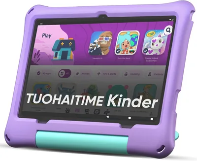 Kinder Tablet 10,1 Zoll Android 16 mit 30 GB RAM + 64 GB ROM 2 TB erweiterbares Tablet, Elternkontrolle, GPS, Gesichtserkennung, Wid