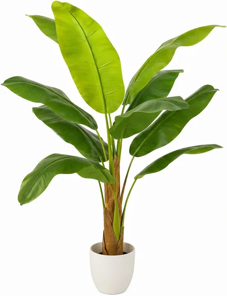 Artificial Plant Large Banana Tree 120 cm with Real and Natural Trunk