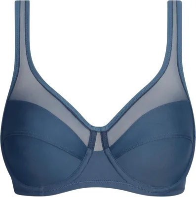 DIM Femme - Soutien-gorge Classique Generieux x1 | Support Optimale pour Poitrines Abondantes | Microfibre Épaisse et Élastique | Dos U et Sangles Large