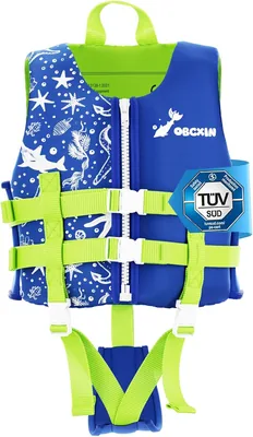 Obcxin Kinder Schwimmweste, Anpassbarer Schwimshilfeschirm für Mädchen und Jungen, TÜV-geprüft, Ideal für Pool, Strand, 37% Rabatt