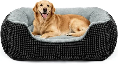 FURTIME Dog Bed Large 89x63cm Washable Basket Best Deal