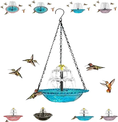 Solar Cascade Hanging Bird Bath Fountain Best Deal