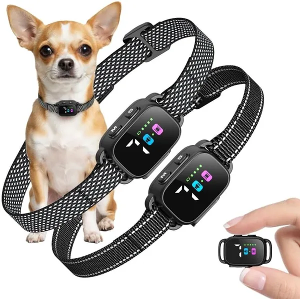 YJWFHPU Anti Bark Collar for Small Dogs 2 Pack