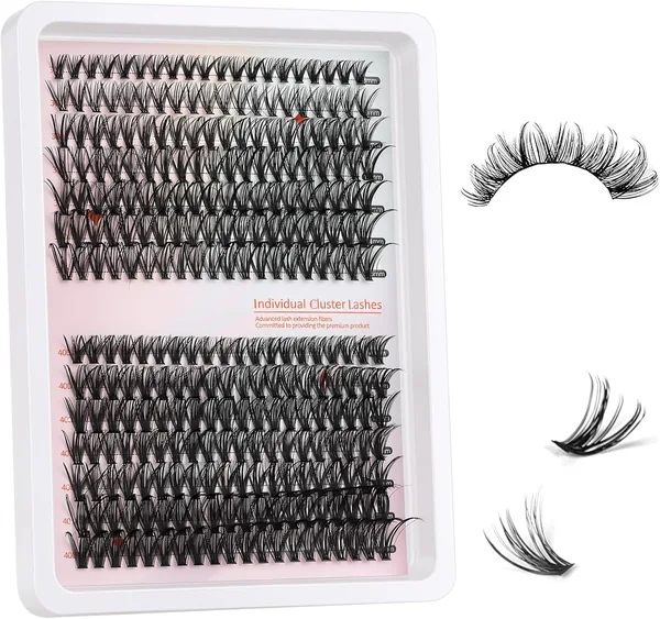 BUTBU 280 Pieces Volume Lash Kit - 30D+40D Cluster Lashes Best Deal