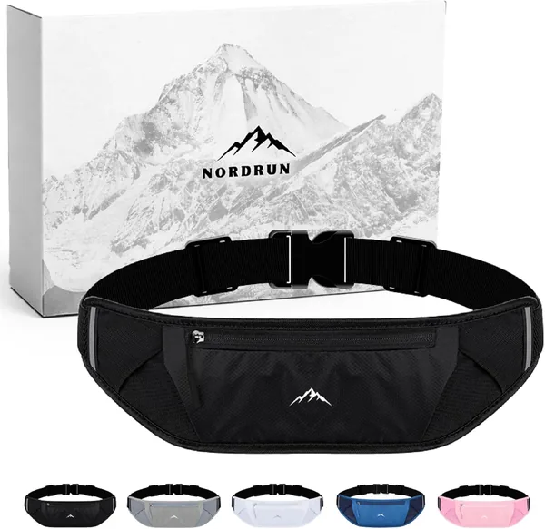 Nordrun Adjustable and Waterproof Running Belt for Women and Men