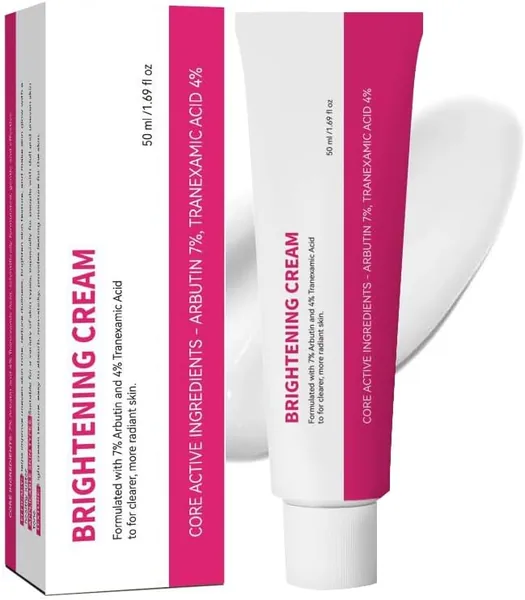 Arbutin 7% + Tranexamic Acid 4% Brightening Cream, Arbutin Cream for Spots Remover