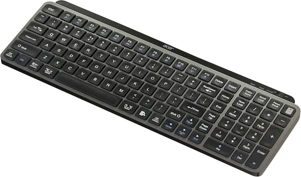 Acer KeyPro X105 वायरलेस कीबोर्ड 50% ऑफ - 2.4GHz USB + BT 5.0, 105 कुंजियाँ फुल साइज़