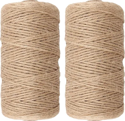 CHEUNGR Jute Twine 2 Rolls 2mm x 200m Best Deal