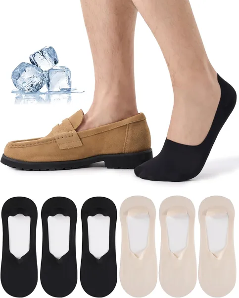 Calcetines Effeet Hombre Transpirables Invisibles, Pinkis Frescos para Zapatos de Deck Nauticos