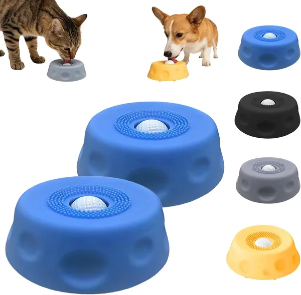Dog Lick Bowl with Ball