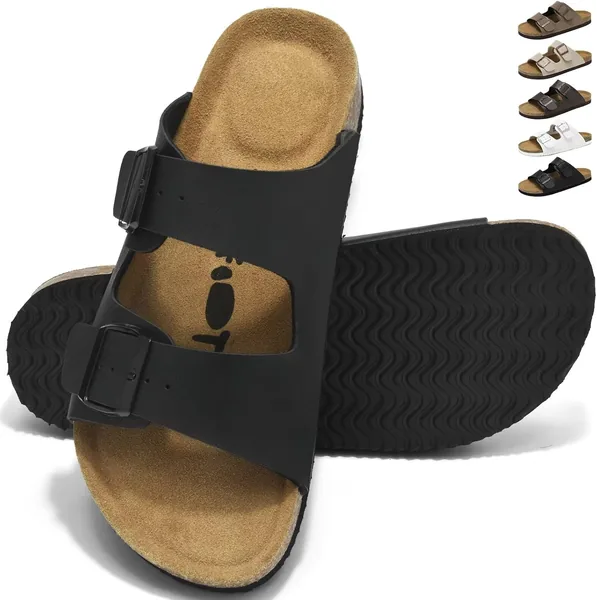 Chetoria Hombres Clogs & Mules Sandalias con Plantilla de Corcho Cerradas Talla 41-46 EU