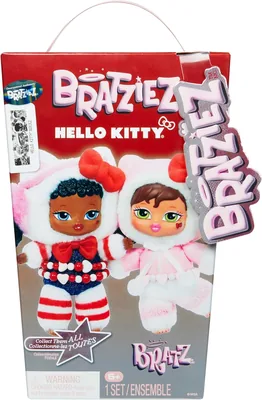 Bratz Hello Kitty Plush Blind Box – Charm Included