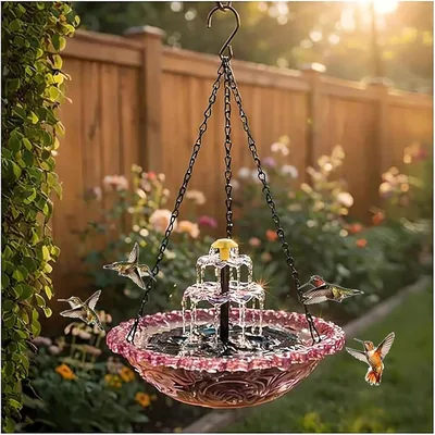 Solar Cascade Bird Bath Fountain - Best Deal