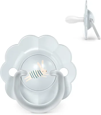 Suavinex, Chupete para Bebés 0-6 Meses y Neonatos, SX Pro Silicona Teato Fisiológico Simétrico, Plano y Flexible