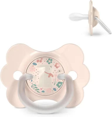 Suavinex, Pacificador para Bebés 0/6 Meses y Nuevos Nacidos, con Teta Fisiológica de Silicona SX Pro, Simétrica, Plana y Flexible - 14% de Descuento