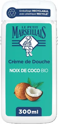 Le Petit Marseillais - Crème de douche extra douce à l'huile de coco biologique (300 ml) - 12% de réduction