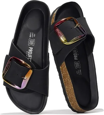 Project Cloud Leather Sandals Women Slides - Best Deal