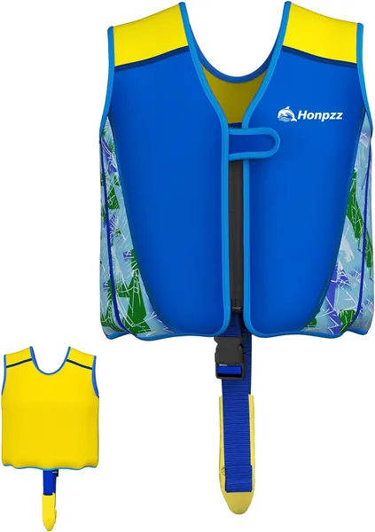 Gilet de natation pour enfants, certifié TUV, gilet flottant ajustable à 8 panneaux pour bébé néoprene