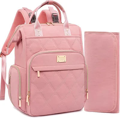 Weitars - Mochila para Pañales de Viaje, Bolsa de Pañales Grande para Bebé con Cambiador, Bolsa de Bebé para Niños y Niñas