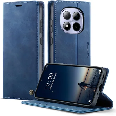 Étui Xiaomi Redmi Note 15 Pro 5G en cuir PU premium avec fentes pour cartes [Blocage du signal RFID] - 21% de réduction