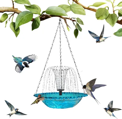 Solar Cascade Hanging Bird Bath Fountain Best Deal