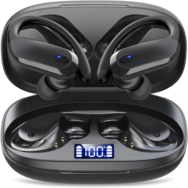 Wireless Earbuds,Bluetooth 5.4 Ear buds,Sport Headphones with Earhooks