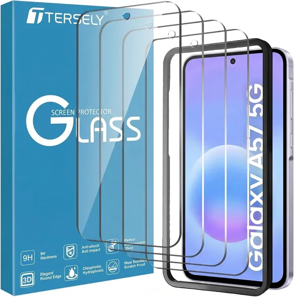 TTersely 9H Tempered Glass Screen Protector for Samsung Galaxy A57 5G (2026)