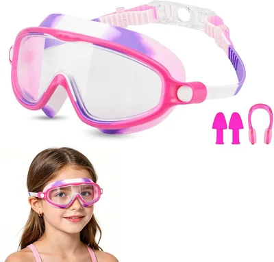 Gafas de natación QEEROYO para niños, con protección UV y anti-empañamiento, cómodas, adecuadas para 3 a 15 años - Mejor Oferta