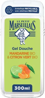 Le Petit Marseillais - Gel Douche Extra Doux Bio Mandarine & Citron Vert (300ml) - 7% de réduction