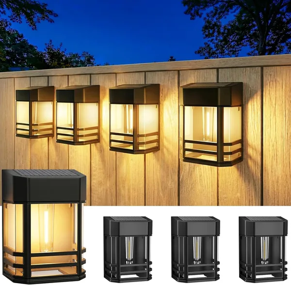 btfarm 4 St ck Solar Wandleuchte Aussen