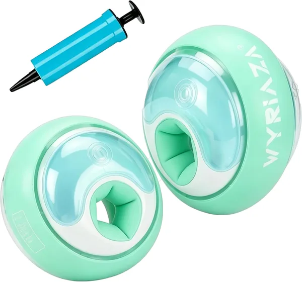 WYRIAZA Sedie Auto per Bambini con 3 Airbag Rotondi Indipendenti, Design Antiscivolo Confortevole, Verde da 1 a 6 Anni