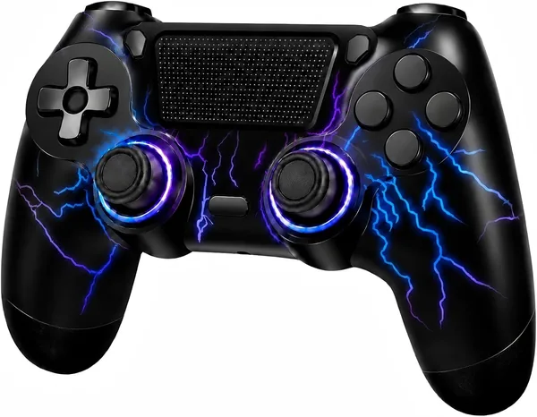 Controlador inalámbrico BJXOZ PS4, Dual Vibración, Puerto USB-C, Altavoz, Sensor 6Ejes, Pantalla Táctil, 3.5mm - Mejor Oferta