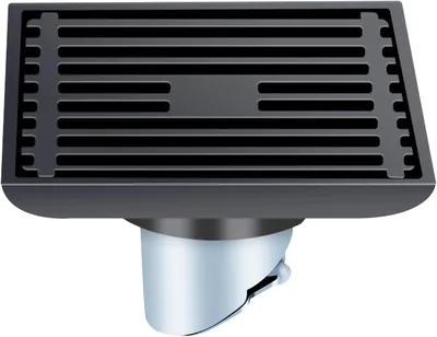 Stainless Steel Square Shower Drain 10 cm x 10 cm Removable Lid - Best Deal