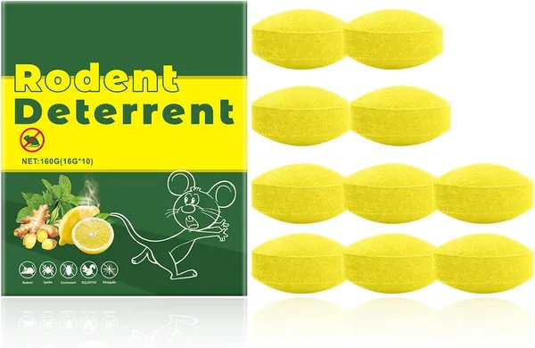 YOOJ Peppermint Oil Rat Repellent - Mouse Repellent Pellets