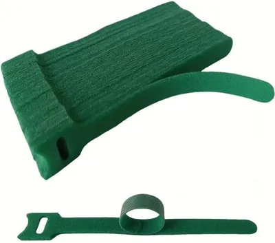 200 Pcs 6 Inch Green Reusable Nylon Plant Ties Best Deal