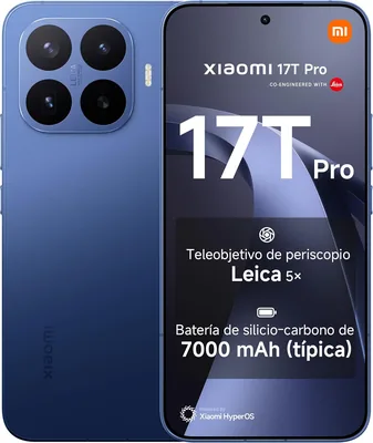 Xiaomi 17T Pro, Smartphone 12+1024GB, Pantalla de 6.83" 144Hz, Batería de Silicio-Carbono de 7000mAh, Leica 5x Telefoto - Mejor Oferta